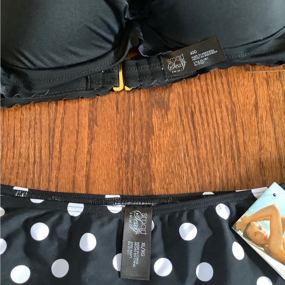 SMART AND SEXY SWIM. Bikini Top (40D) and Bottom (XL) Set. Brand new with tags! - Picture 2 of 2